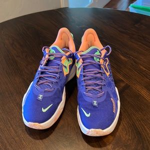 Nike PG5 Basketball Shoes. Worn outside.